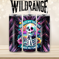 Wildrange “At Least My Trauma Made Me Funny” Skeleton One-of-One Tumbler, Handmade at the Range