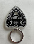Halloween Theme Spooky Stuff Plastic Keychain 10 Pack