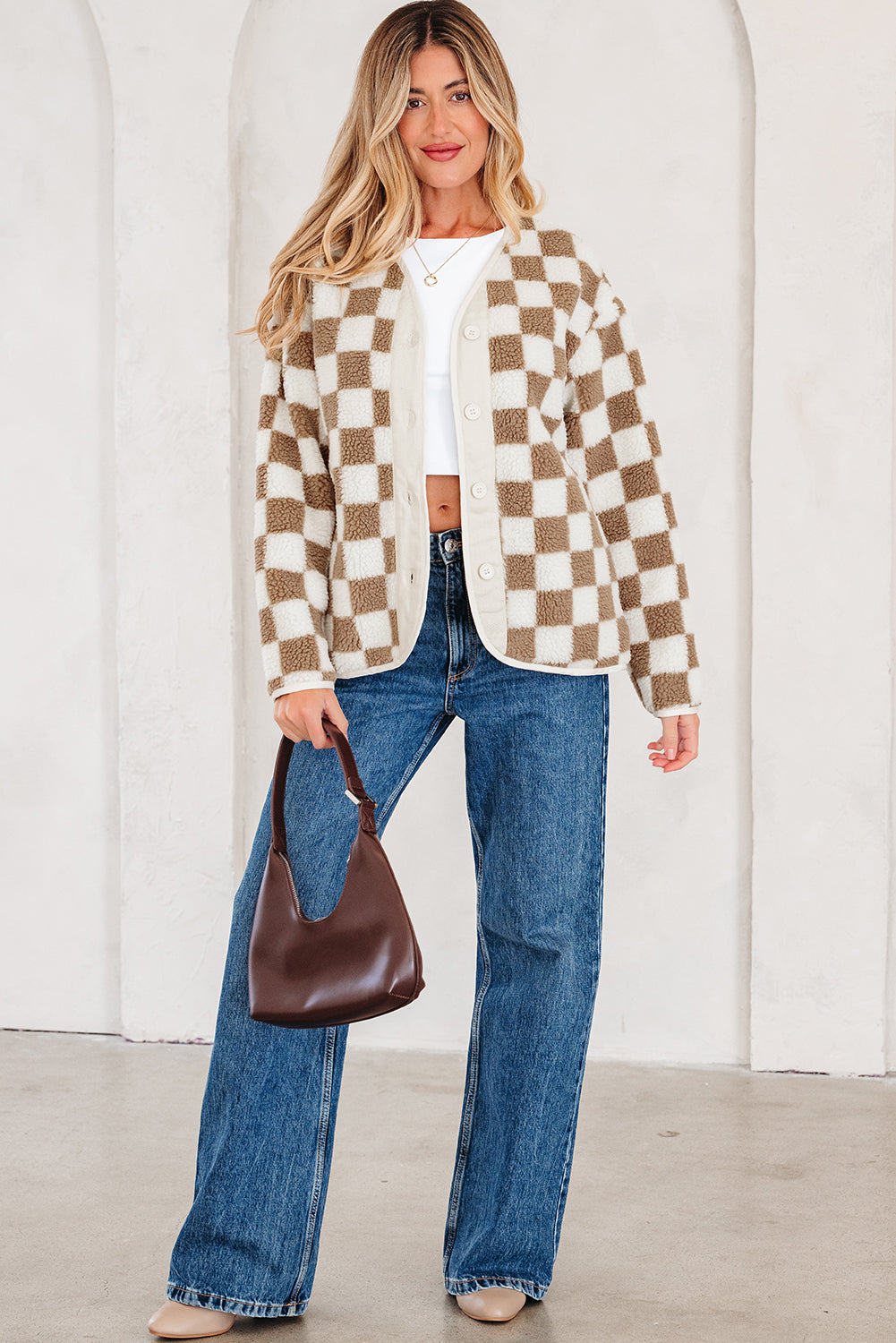 Emery Sherpa Front Chunky Jacket