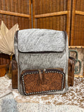 Evangeline Cowhide Backpack #72