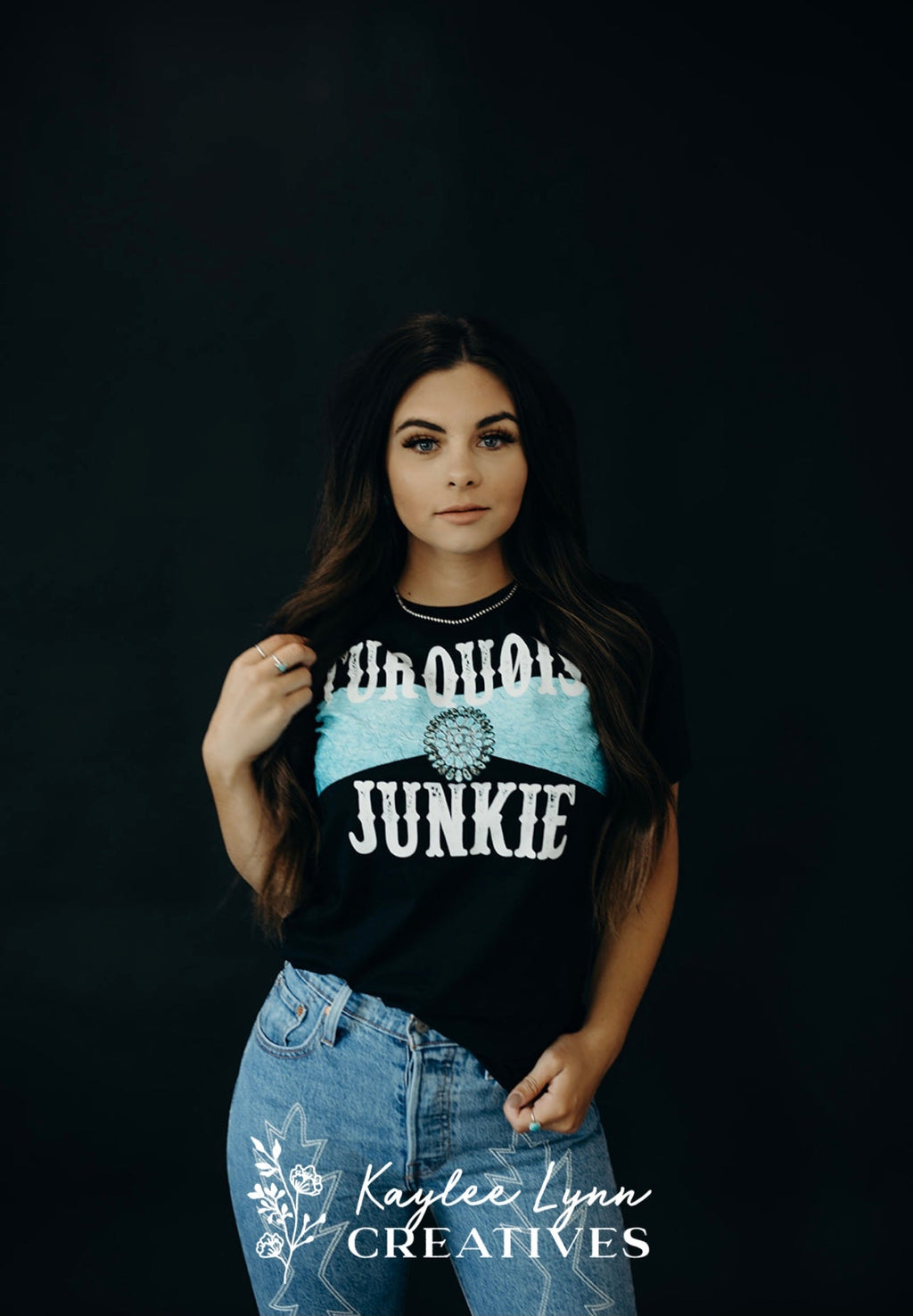Bella Canvas Turquoise Junkie Graphic Tee