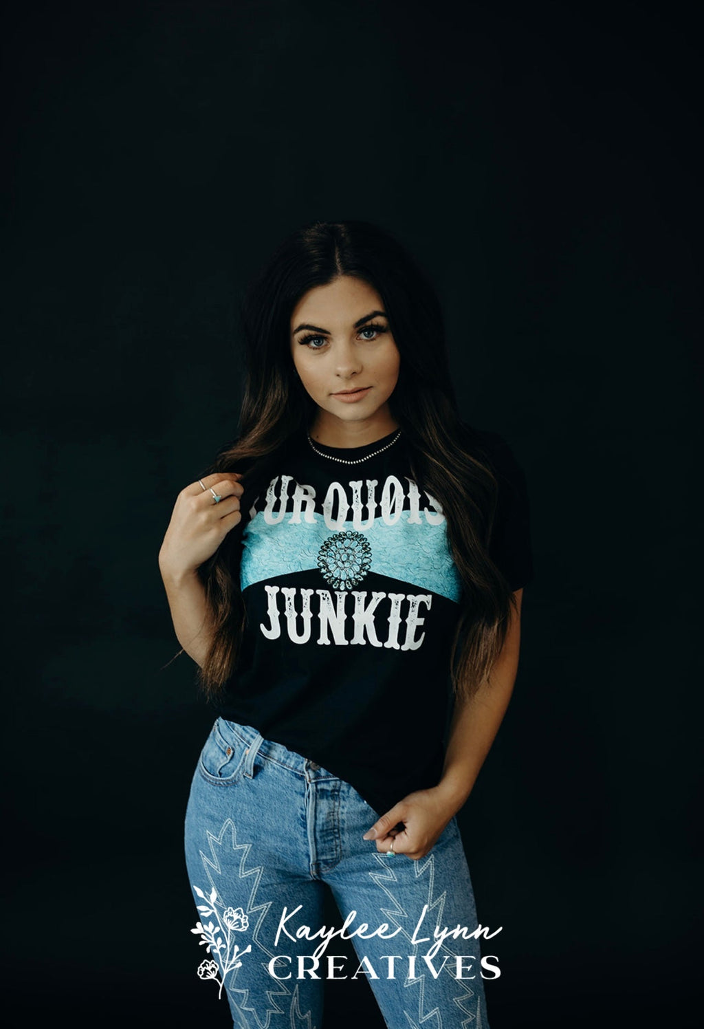 Bella Canvas Turquoise Junkie Graphic Tee