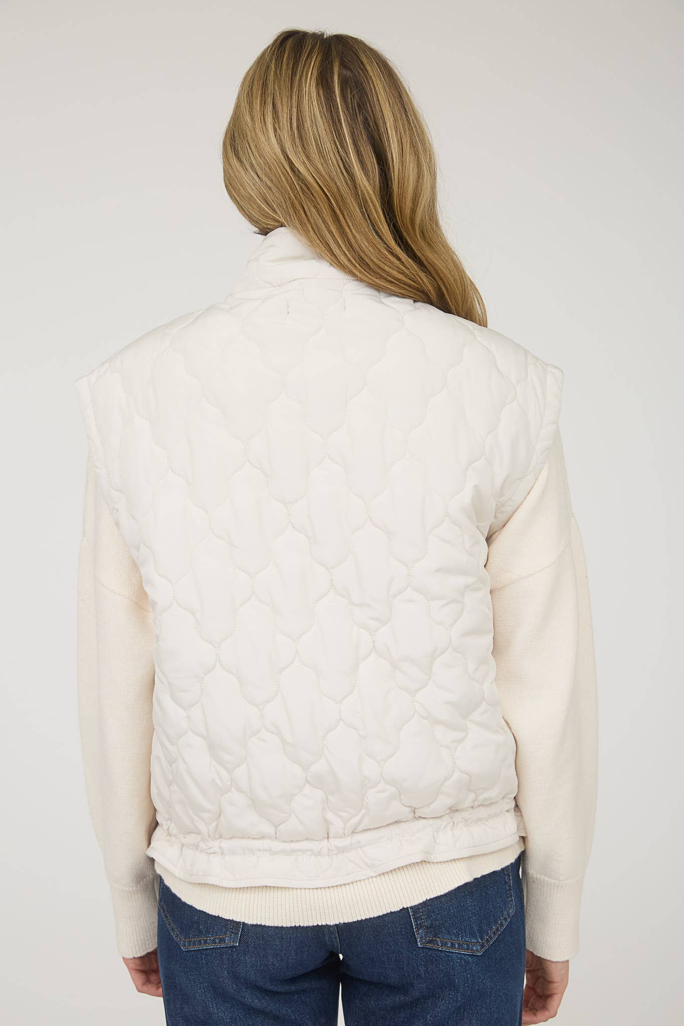 Tie Down Quilted Puffer Vest - 2 Colors!