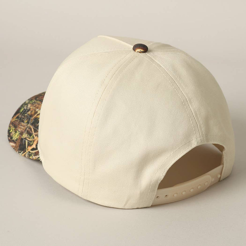 You Look Like You Love Me Embroidered Camo Trucker