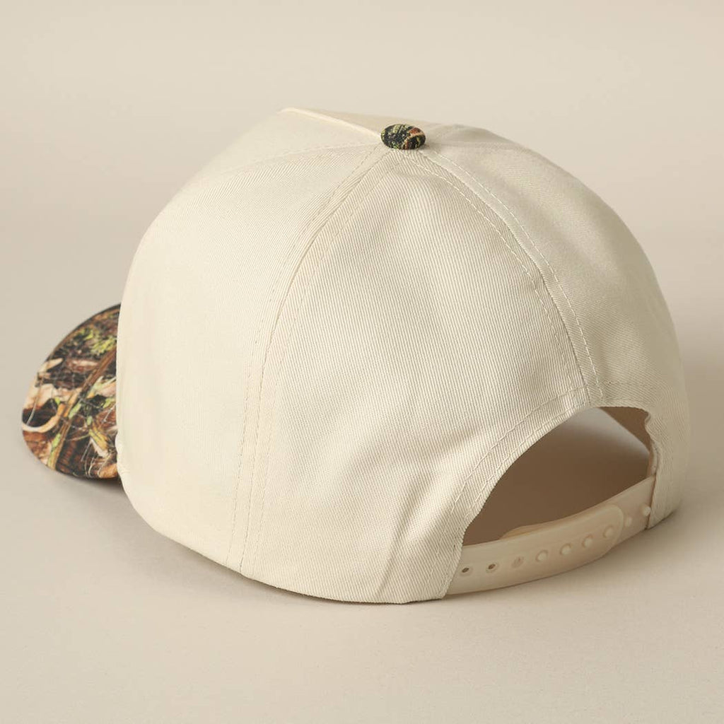 You Look Like You Love Me Embroidered Camo Trucker
